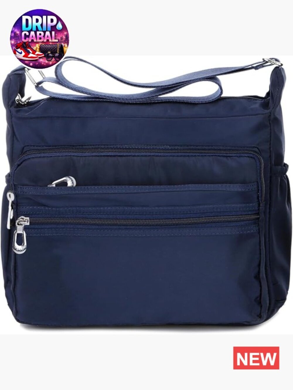 Waterproof Nylon Oxford Crossbody Bag for Women Travel Lightweight Messenger